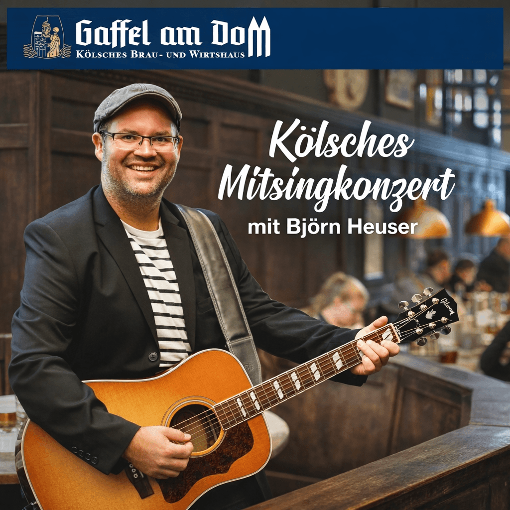 Björn Heuser im Gaffel am Dom